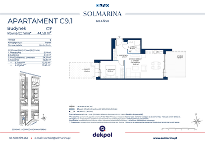 Mieszkanie w inwestycji: Sol Marina etap III