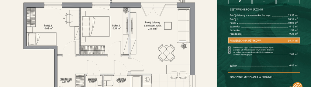 Mieszkanie w inwestycji: Aalto