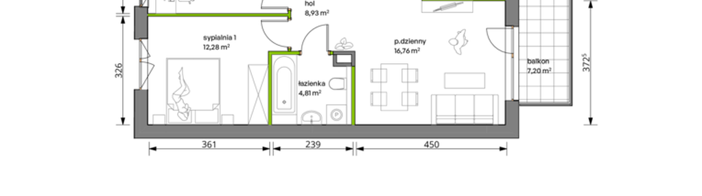 Mieszkanie w inwestycji: Trzcinowa Vita