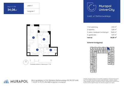 Mieszkanie w inwestycji: Murapol UniverCity