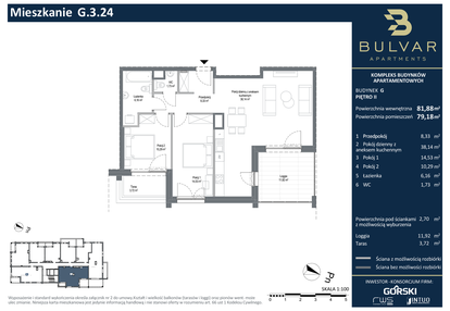 Mieszkanie w inwestycji: Bulvar Apartments - etap I