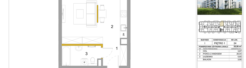 Mieszkanie w inwestycji: Osiedle Natura Life budynki GHI