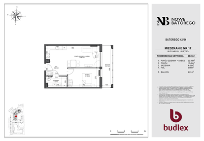 Mieszkanie w inwestycji: Nowe Batorego 2
