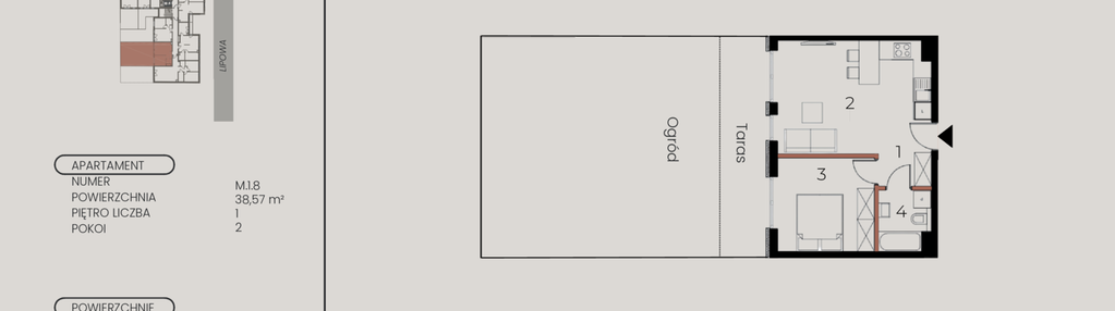 Mieszkanie w inwestycji: Lipowa 43