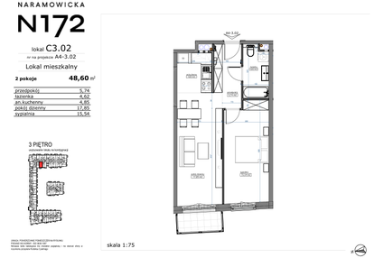 Mieszkanie w inwestycji: Naramowicka 172