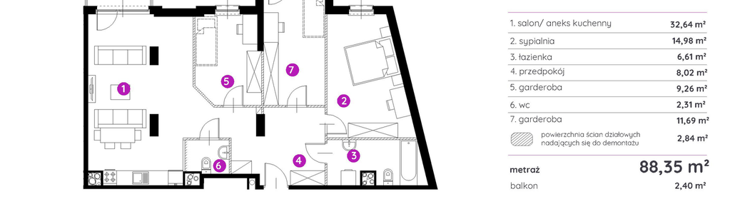 Mieszkanie w inwestycji: Murapol Agosto