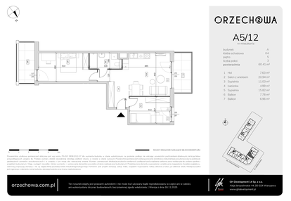 Mieszkanie w inwestycji: Orzechowa 2