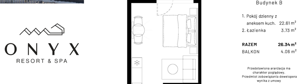 Mieszkanie w inwestycji: Onyx Resort & Spa
