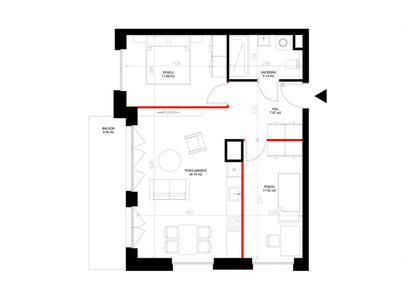 Mieszkanie w inwestycji: INSPIRE ETAP IV – bud. E