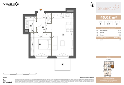 Mieszkanie w inwestycji: Srebrna 5