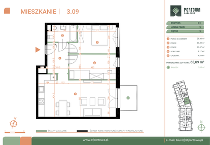 Mieszkanie w inwestycji: Casa Feliz Portowa II