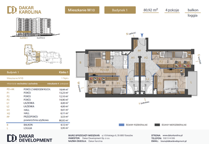 Mieszkanie w inwestycji: Osiedle Dakar Karolina