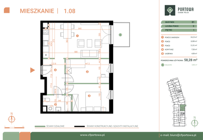 Mieszkanie w inwestycji: Casa Feliz Portowa II