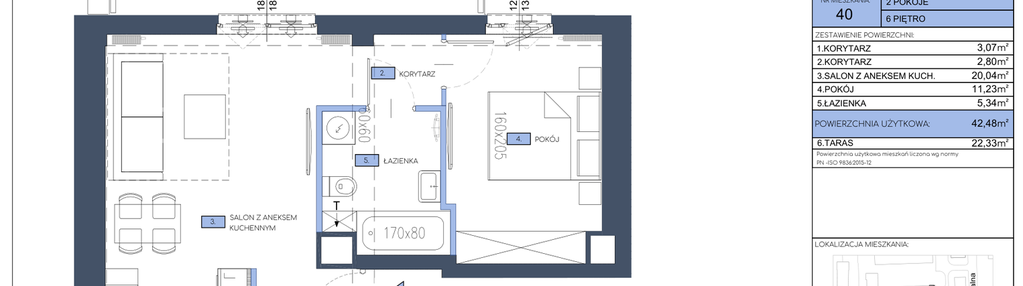 Mieszkanie w inwestycji: Apartamenty Jana Pawła 34