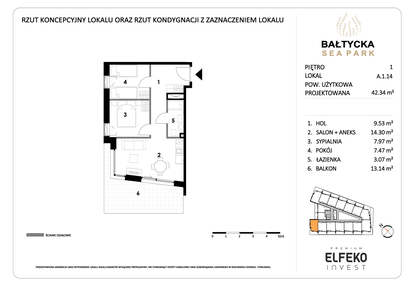 Mieszkanie w inwestycji: Bałtycka Sea Park