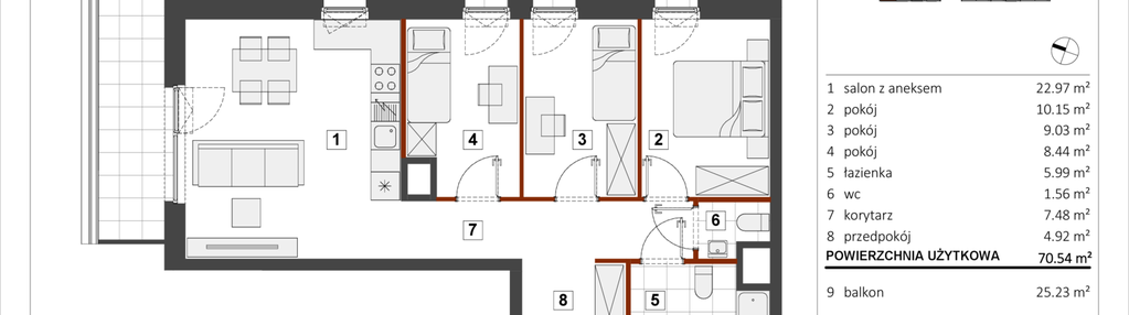 Mieszkanie w inwestycji: Warszawski Świt etap VIII