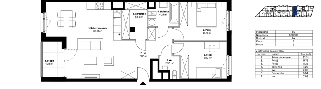 Mieszkanie w inwestycji: NU2 Warszawa Wola
