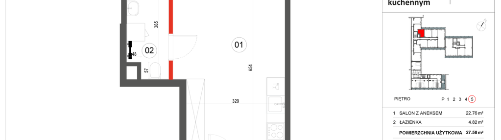 Mieszkanie w inwestycji: Stalowa Form 43.45