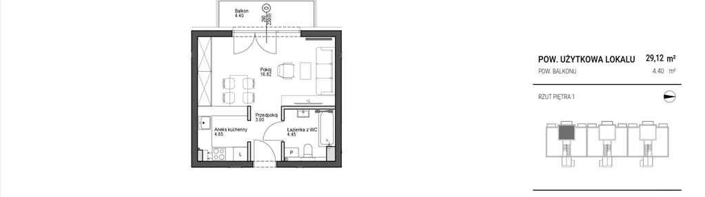 Mieszkanie w inwestycji: Tarasy Wierzycy