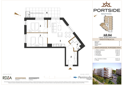 Mieszkanie w inwestycji: Portside Bałtycka