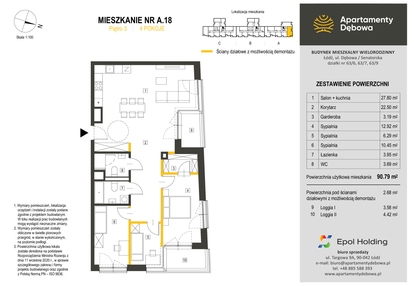 Mieszkanie w inwestycji: Apartamenty Dębowa