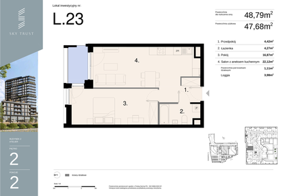 Mieszkanie w inwestycji: Sky Trust etap II - Apartamenty inwestycyjne
