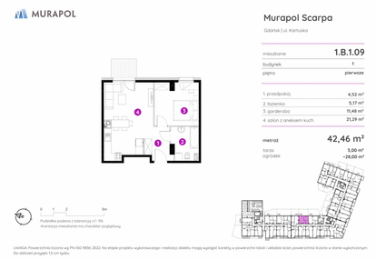 Mieszkanie w inwestycji: Murapol Scarpa