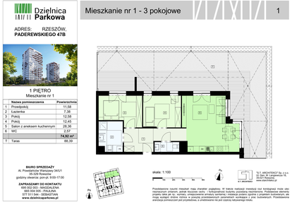 Mieszkanie w inwestycji: Dzielnica Parkowa VII