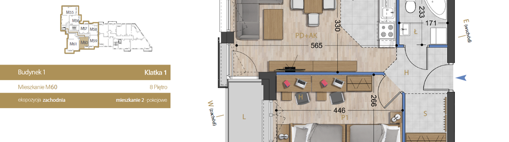 Mieszkanie w inwestycji: Osiedle Dakar Karolina