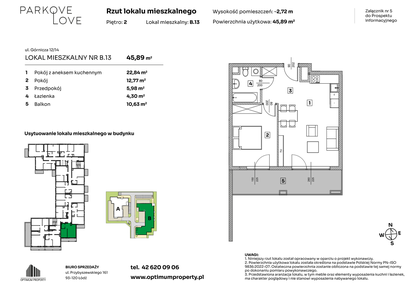 Mieszkanie w inwestycji: Parkove Love