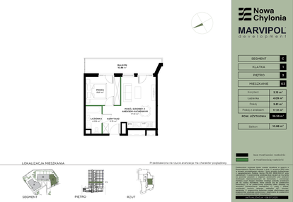 Mieszkanie w inwestycji: Nowa Chylonia