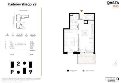 Mieszkanie w inwestycji: Paderewskiego 29