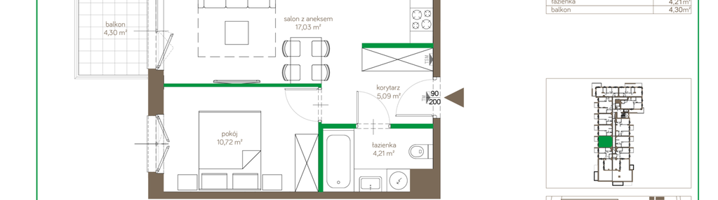 Mieszkanie w inwestycji: Ostródzka 123 - II etap