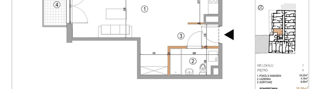 Mieszkanie w inwestycji: 5th Avenue Apartments