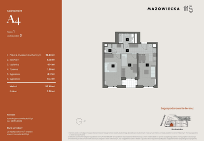 Mieszkanie w inwestycji: Mazowiecka 115