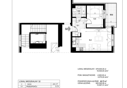 Mieszkanie w inwestycji: Centralna 51C