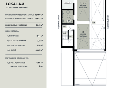 Mieszkanie w inwestycji: Wiązana Residence