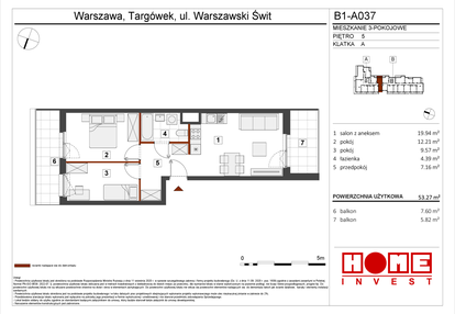 Mieszkanie w inwestycji: Warszawski Świt etap VIII
