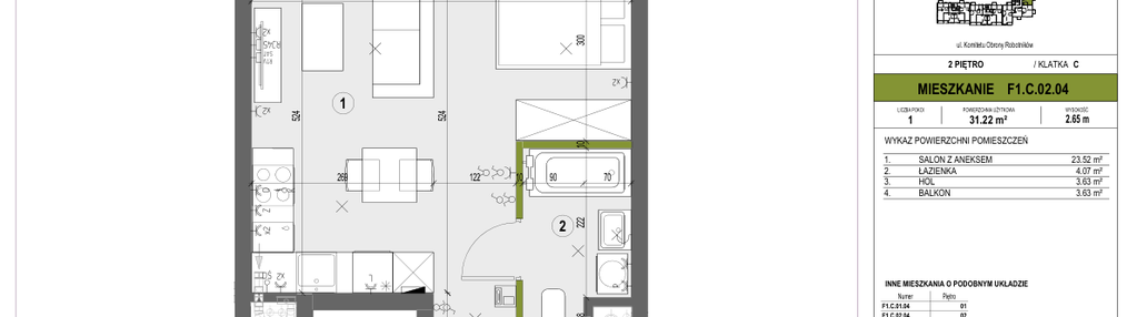Mieszkanie w inwestycji: XYZ Place