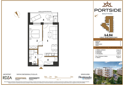 Mieszkanie w inwestycji: Portside Bałtycka