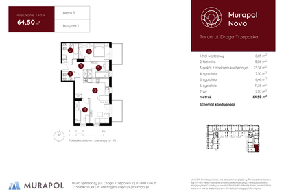 Mieszkanie w inwestycji: Murapol Novo