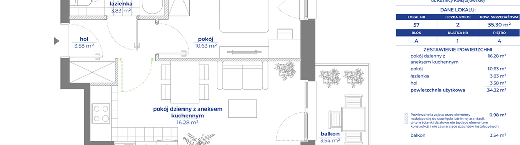 Mieszkanie w inwestycji: Osiedle Kołłątajówka