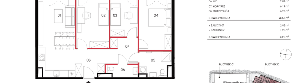 Mieszkanie w inwestycji: Naramowicka 100