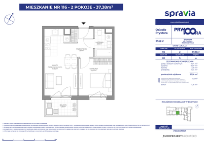 Mieszkanie w inwestycji: Osiedle Prystora Etap 2