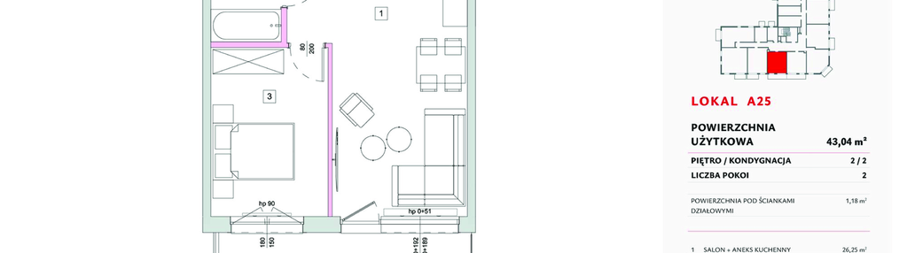Mieszkanie w inwestycji: Dobka