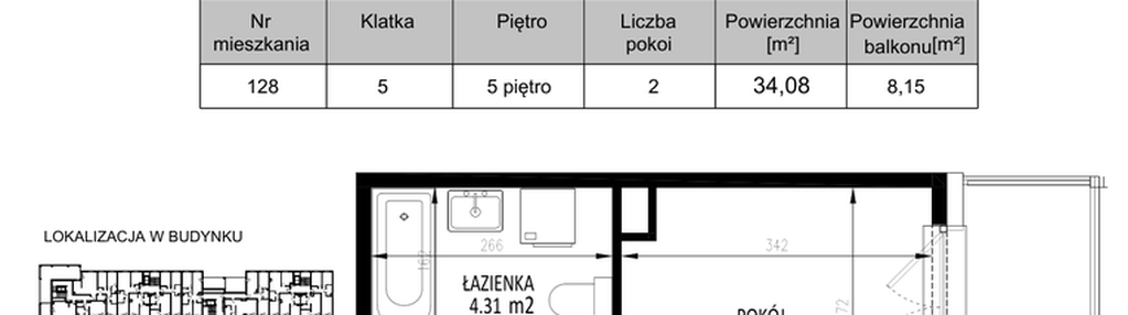 Mieszkanie w inwestycji: Krakowskie Tarasy etap V