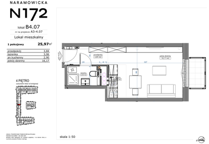 Mieszkanie w inwestycji: Naramowicka 172