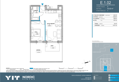 Mieszkanie w inwestycji: Nordic Bemowo - etap IV