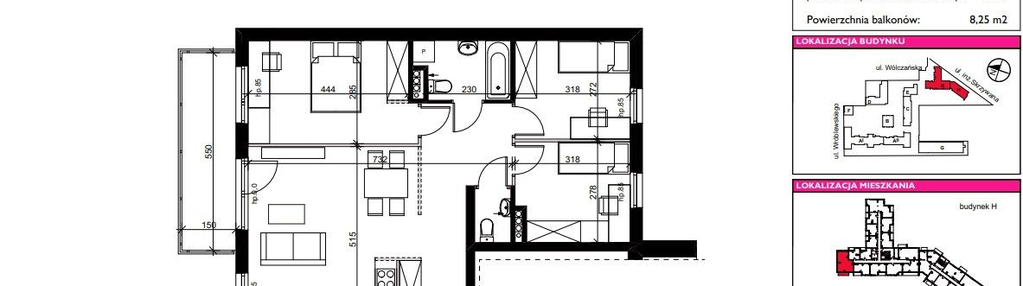 Mieszkanie w inwestycji: ART MODERN etap III - bud. H