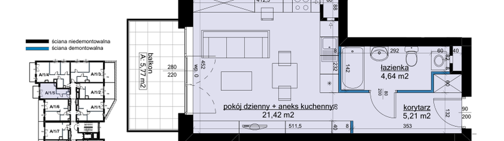 Mieszkanie w inwestycji: Osiedle Hawelańska etap III - bud. A